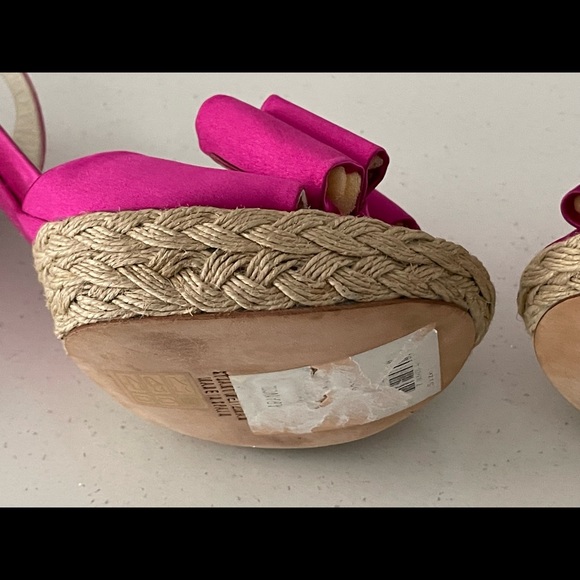 Fuchsia Pink Summer Pumps - Picture 7 of 11